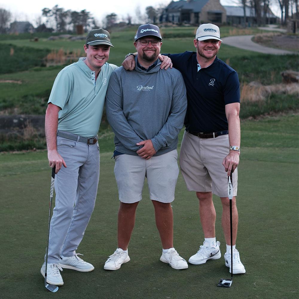Barstool Golf Script Layering Performance Hoodie-Hoodies & Sweatshirts-Fore Play-Barstool Sports