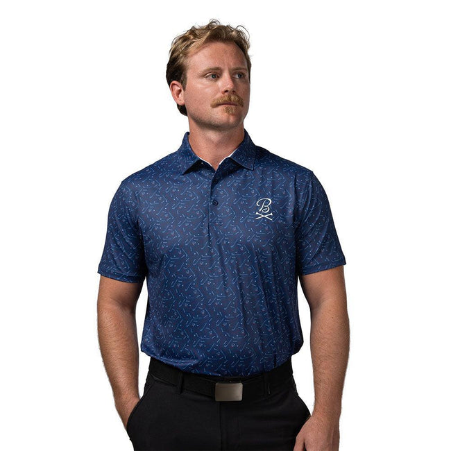 Barstool Golf Printed Performance Polo-Polos-Fore Play-Barstool Sports