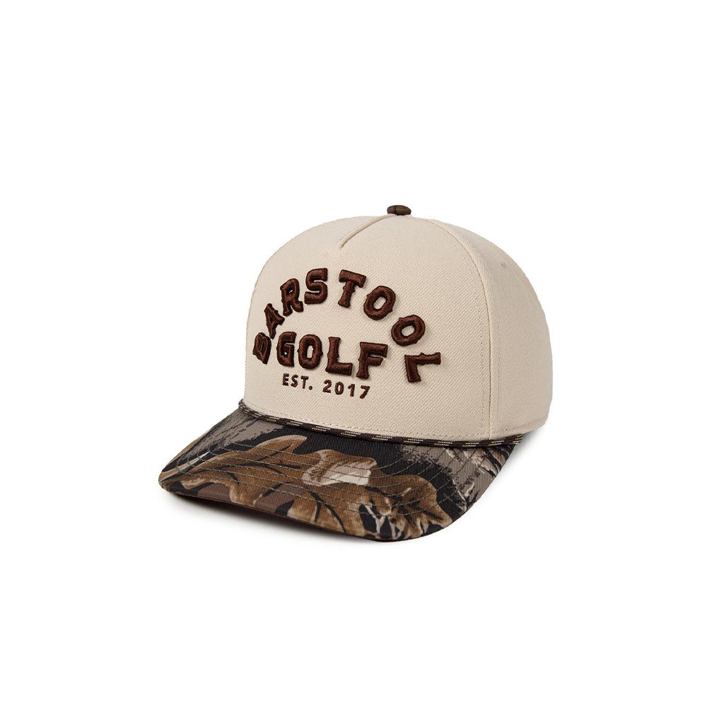 Barstool Golf Camo Vintage Rope Snapback Hat - Fore Play