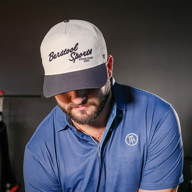 Barstool Sports Striped Performance Polo-Polos-Barstool Sports-Barstool Sports