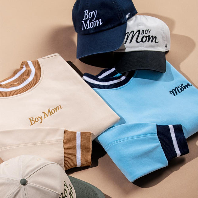 Boy Mom II Ribbed Crewneck-Crewnecks-Barstool Sports-Barstool Sports