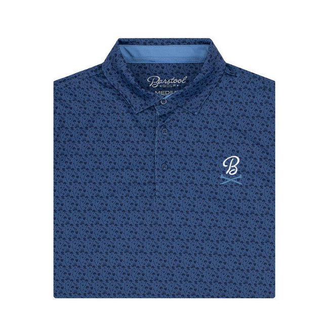 Barstool Golf Buckets Performance Polo-Polos-Fore Play-Navy-S-Barstool Sports