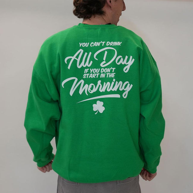 Can't Drink All Day Crewneck-Crewnecks-Barstool Sports-Barstool Sports