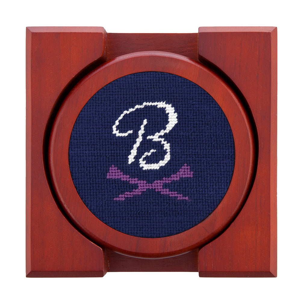 Smathers & Branson x Barstool Golf Transfusion Coaster Set-Drinkware-Fore Play-Navy-One Size-Barstool Sports