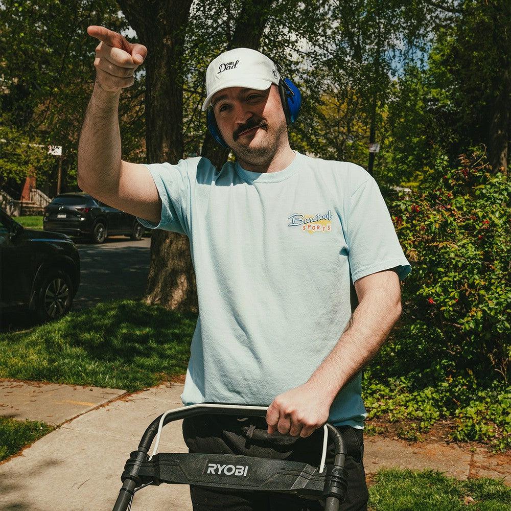 Saturdays Are For The Dads Retro Sign Tee-T-Shirts-SAFTB-Barstool Sports