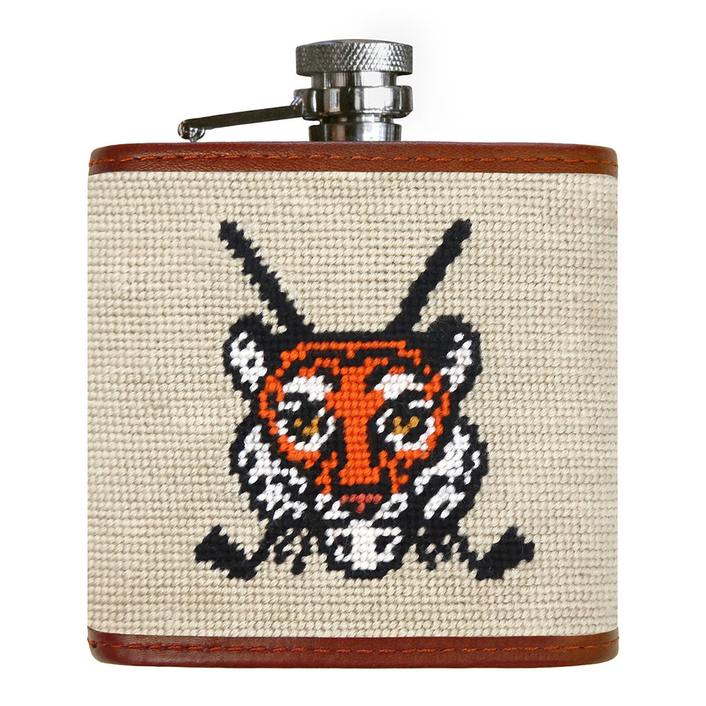 Smathers & Branson x Barstool Golf Tiger Vision Flask-Drinkware-Fore Play-Brown-One Size-Barstool Sports