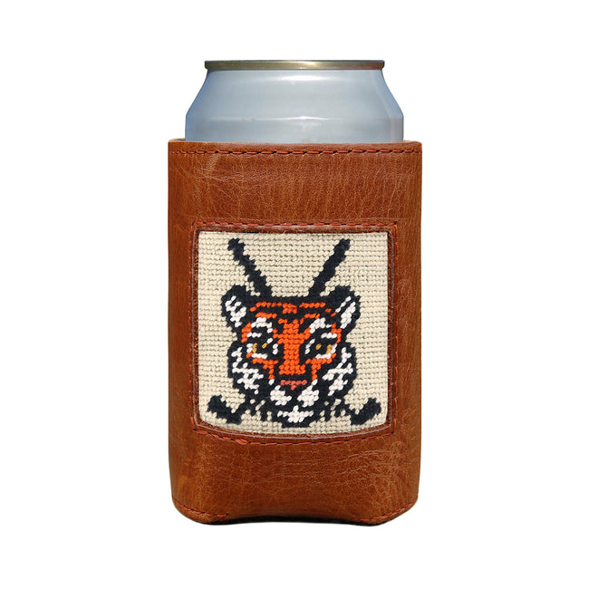 Smathers & Branson x Barstool Golf Tiger Vision Can Cooler-Drinkware-Fore Play-Brown-One Size-Barstool Sports