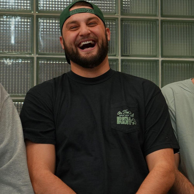 We're All Irish Pocket Tee-T-Shirts-Barstool Sports-Barstool Sports