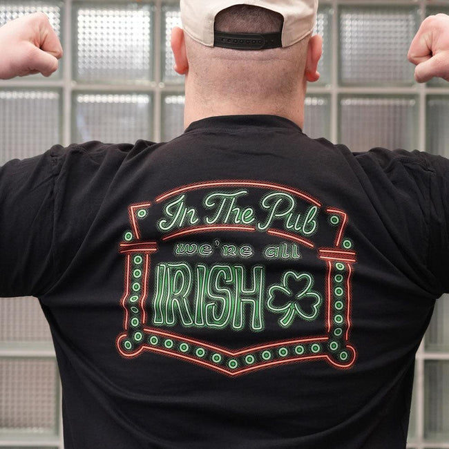 We're All Irish Pocket Tee-T-Shirts-Barstool Sports-Barstool Sports
