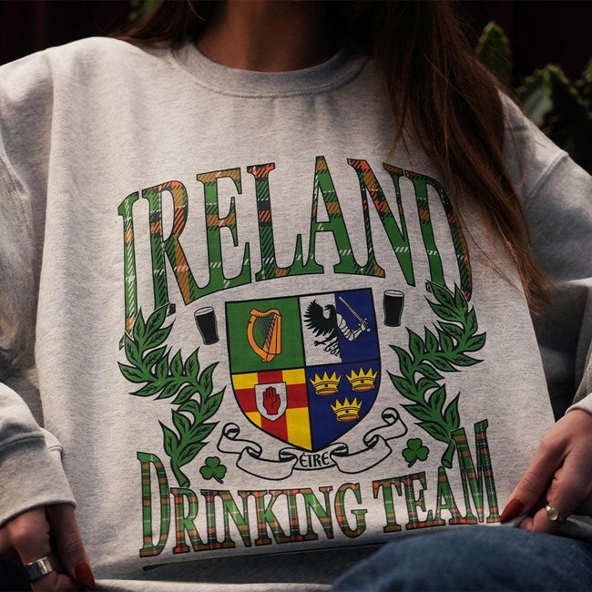 Ireland Drinking Team Crewneck-Crewnecks-Barstool Sports-Barstool Sports