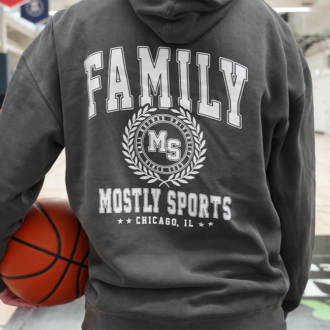 Family Collegiate Pigment Dyed Hoodie-Hoodies & Sweatshirts-Mostly Sports-Barstool Sports