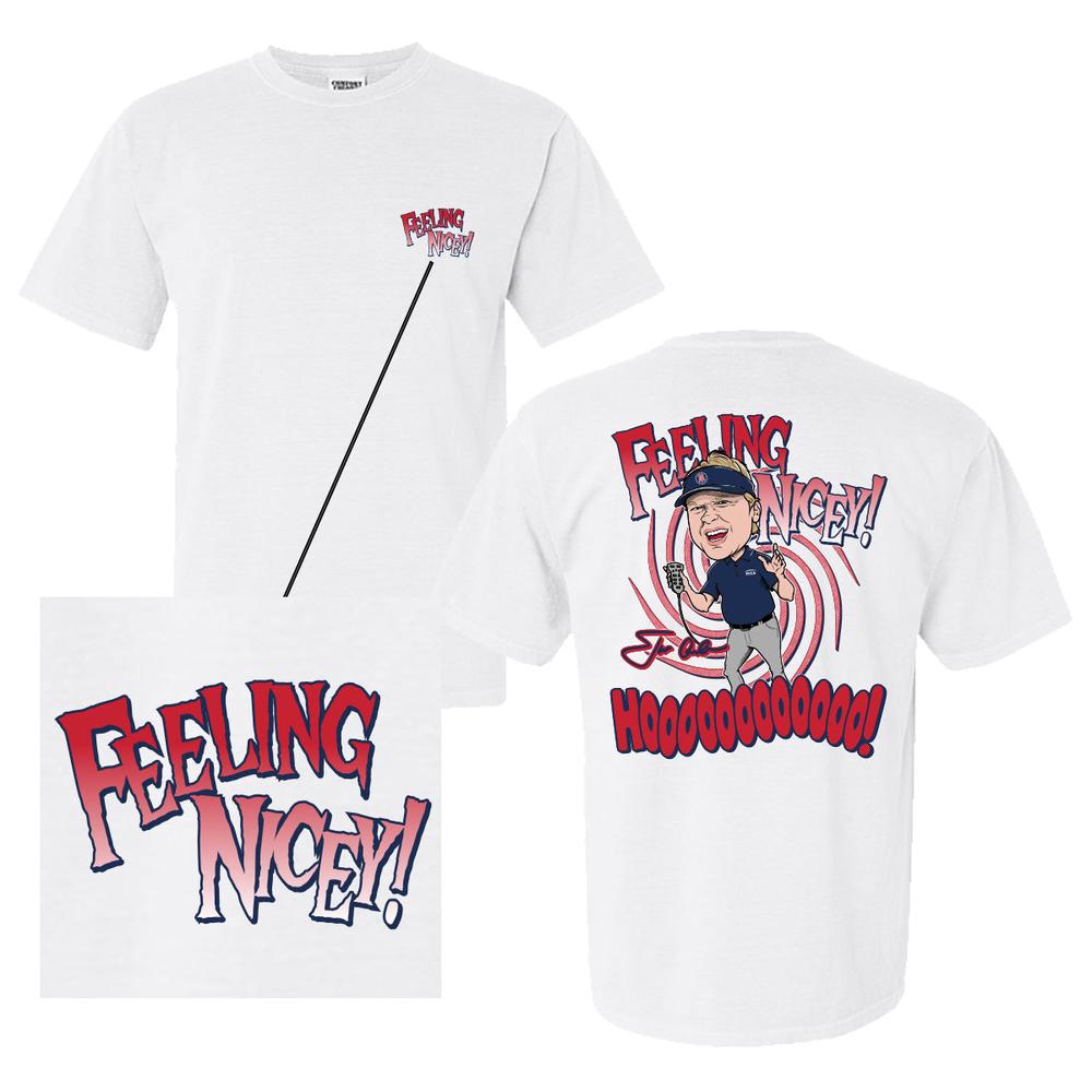 Feeling Nicey Tee-T-Shirts-Coach Gruden-White-S-Barstool Sports