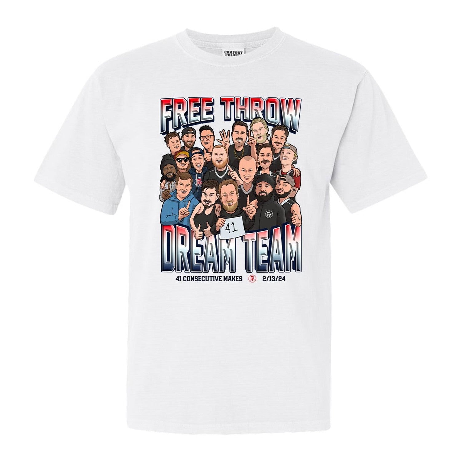 Free Throw Dream Team Tee Barstool Sports T Shirts Merch