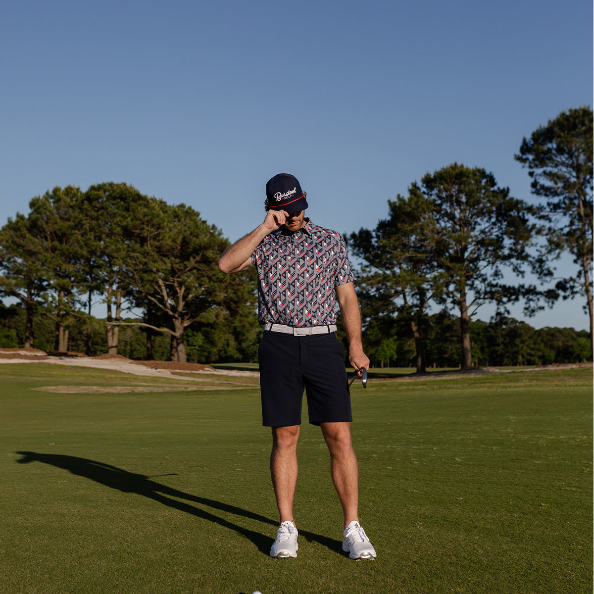 UNRL x Barstool Golf Crossed Tees Performance Golf Short-Shorts-Fore Play-Barstool Sports