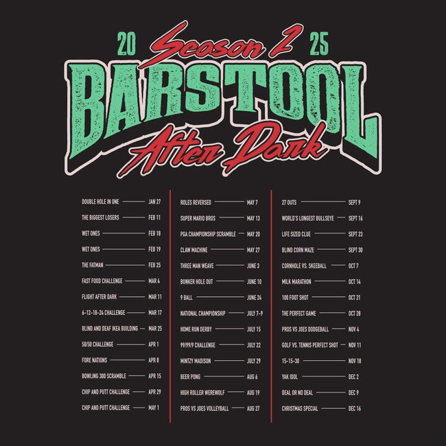 Barstool After Dark Season 2 Tee-T-Shirts-Barstool Sports-Barstool Sports