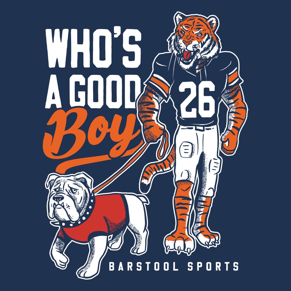 Who's A Good Boy Pocket Tee-T-Shirts-Barstool U-Barstool Sports