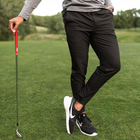 UNRL x BG Performance Pants-Pants-Fore Play-Black-S-Barstool Sports