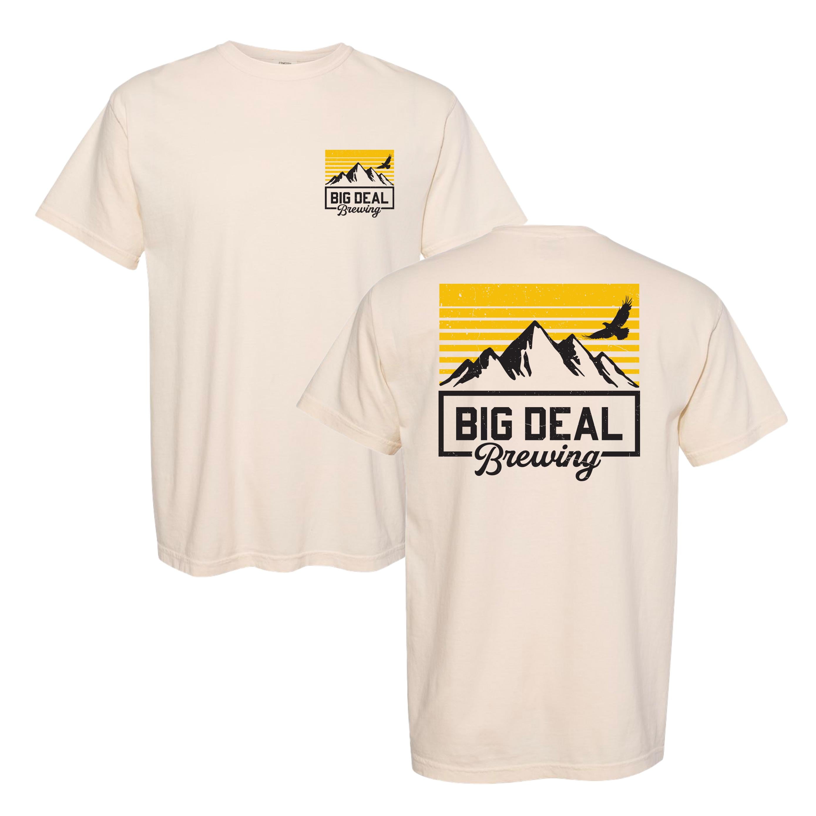 Big Deal Brewing Eagle Mountain Tee-T-Shirts-Big Deal Brewing-Ivory-S-Barstool Sports