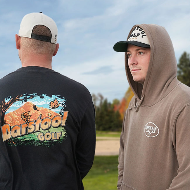 Barstool Golf Fall Long sleeve Pocket Tee-T-Shirts-Fore Play-Barstool Sports