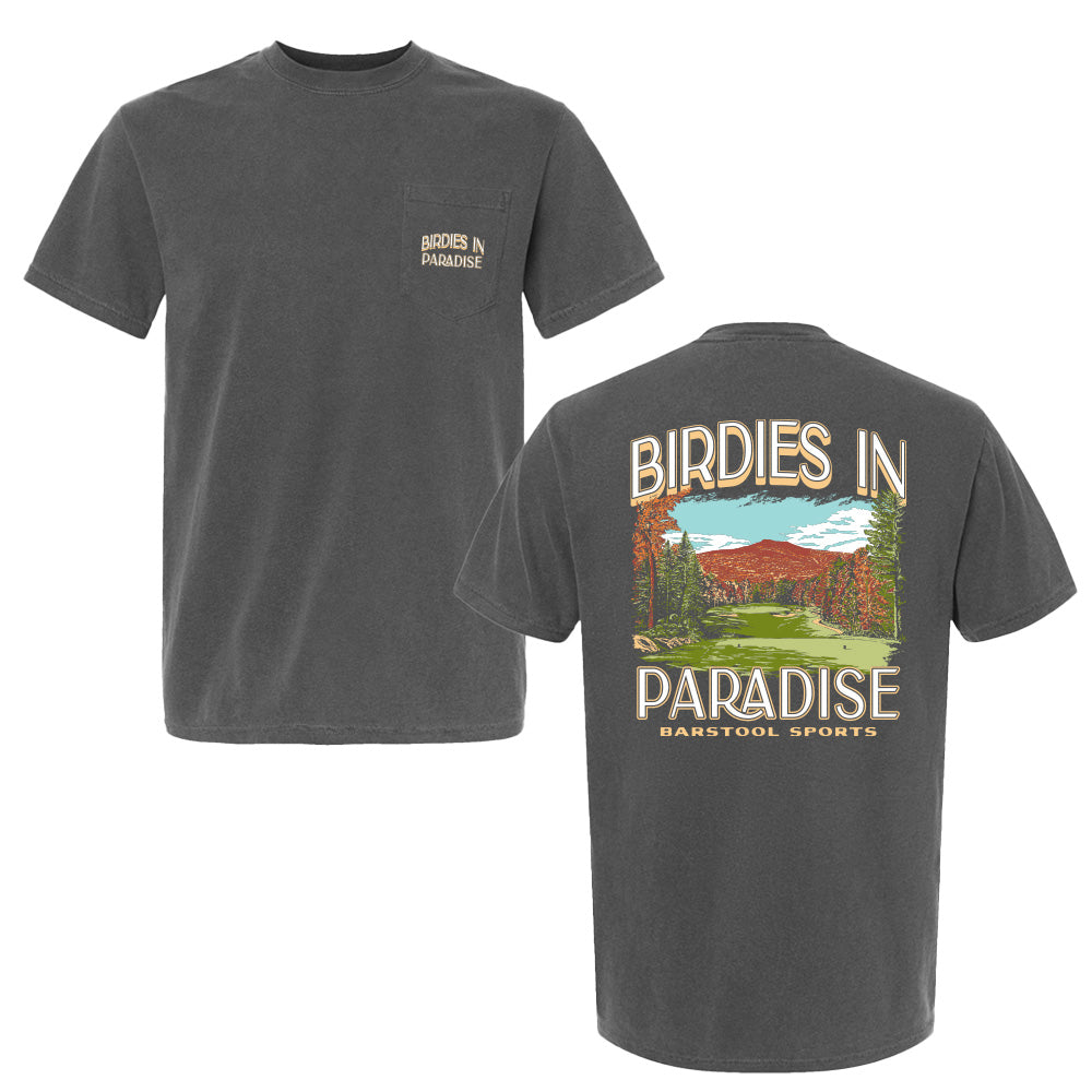 Birdies In Paradise Fall Pocket Tee