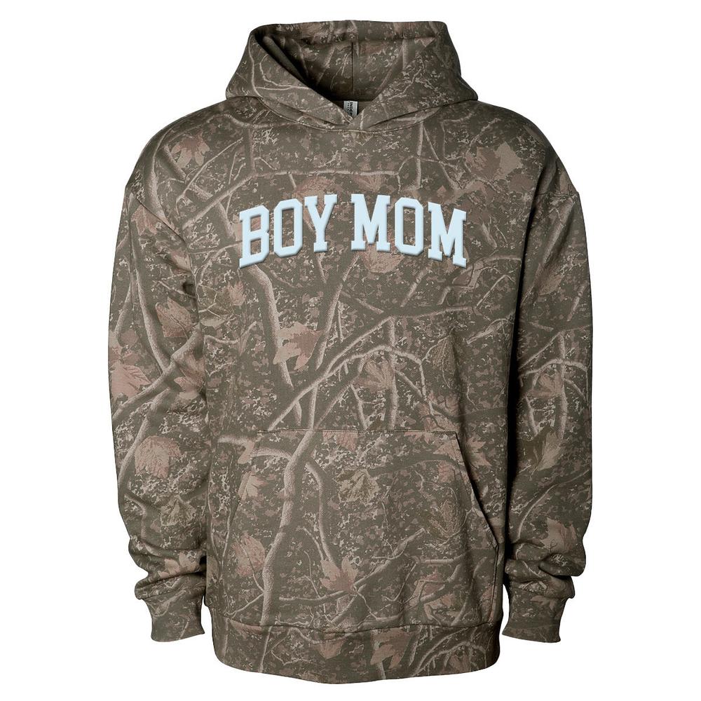 Boy Mom Camo Puff Print Hoodie-Hoodies & Sweatshirts-Barstool Sports-Camo-S-Barstool Sports