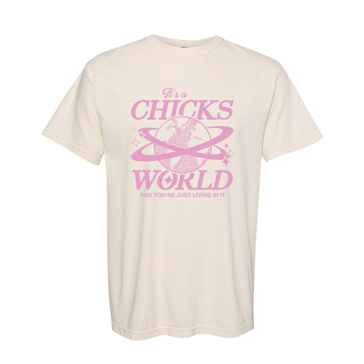 It's A Chicks World Tee-T-Shirts-CHICKS-Barstool Sports