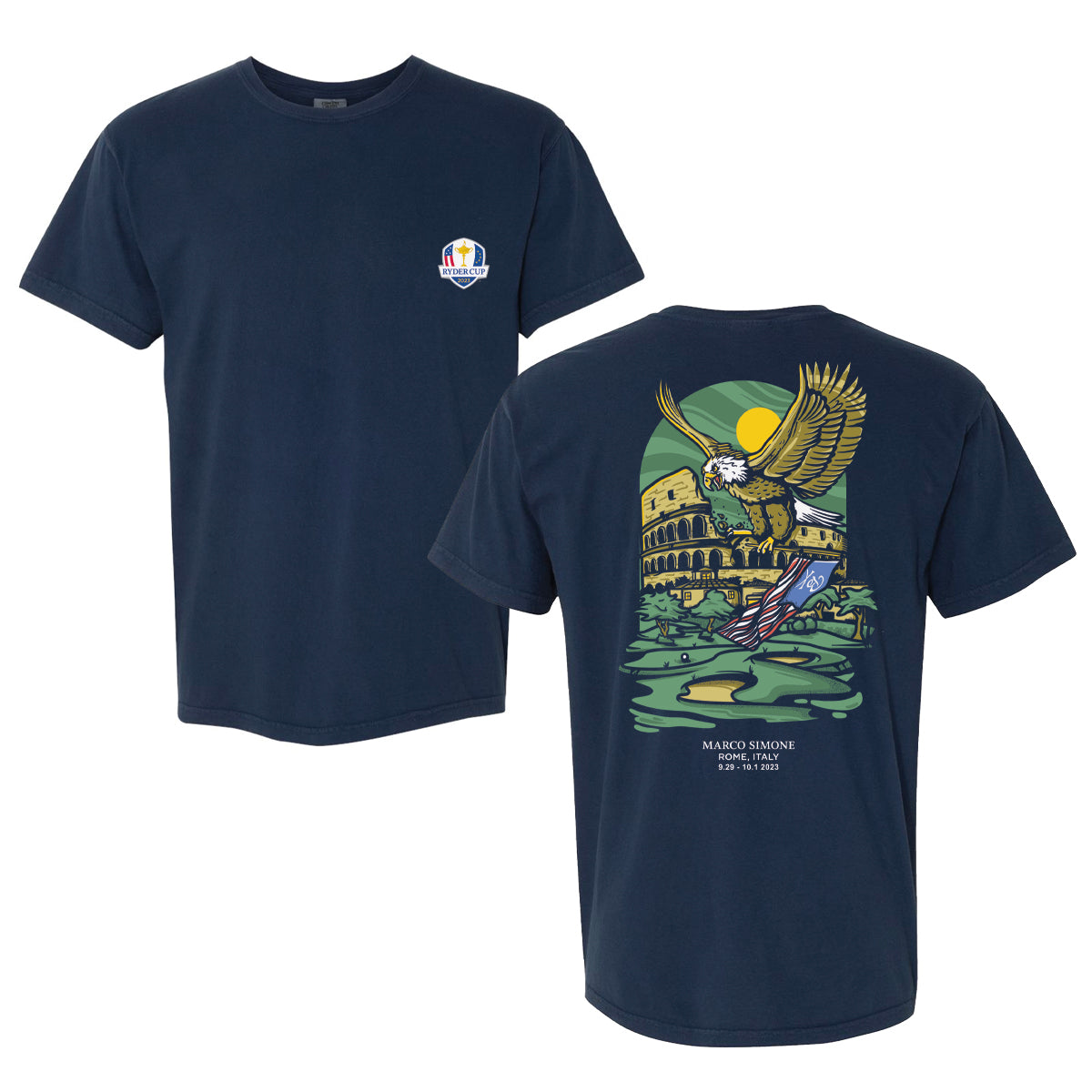 Barstool Golf x Ryder Cup Tee-T-Shirts-Fore Play-Navy-S-Barstool Sports