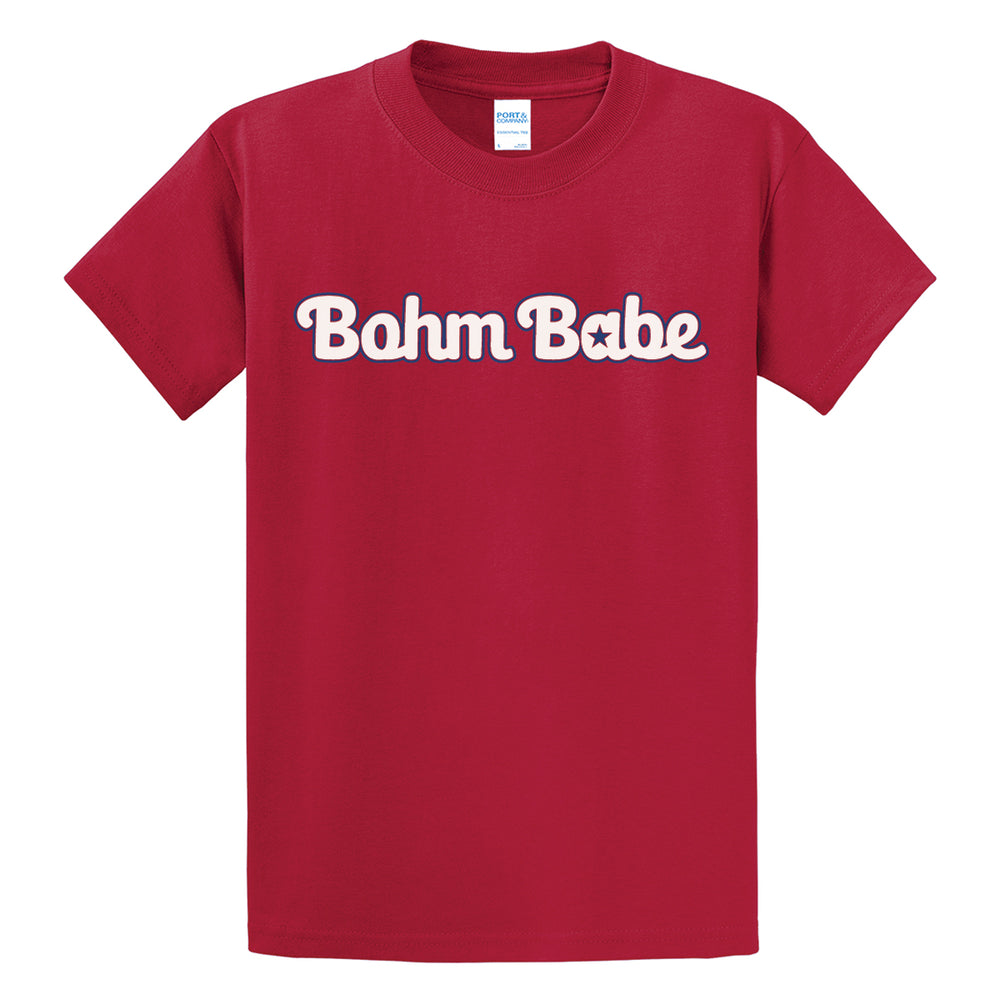 Bohm Babe Tee-T-Shirts-Barstool Sports-Red-S-Barstool Sports