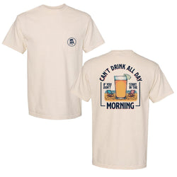 Can't Drink All Day Summer Pocket Tee-T-Shirts-Barstool Sports-Ivory-S-Barstool Sports