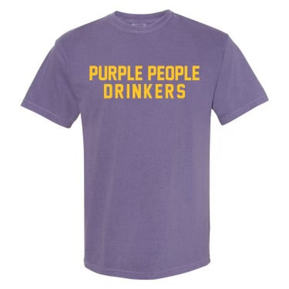 Purple People Drinkers Tee-T-Shirts-Barstool Sports-Purple-S-Barstool Sports