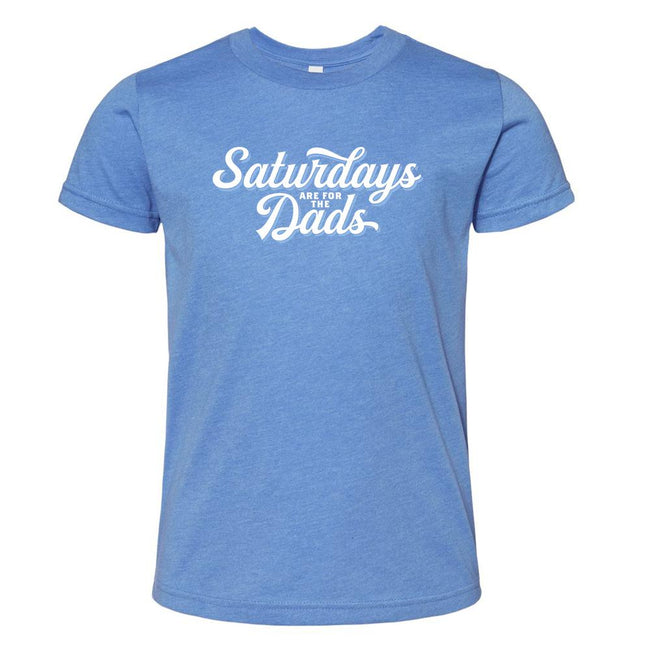 Saturdays Are For The Dads Youth Tee-T-Shirts-SAFTB-Blue-S-Barstool Sports