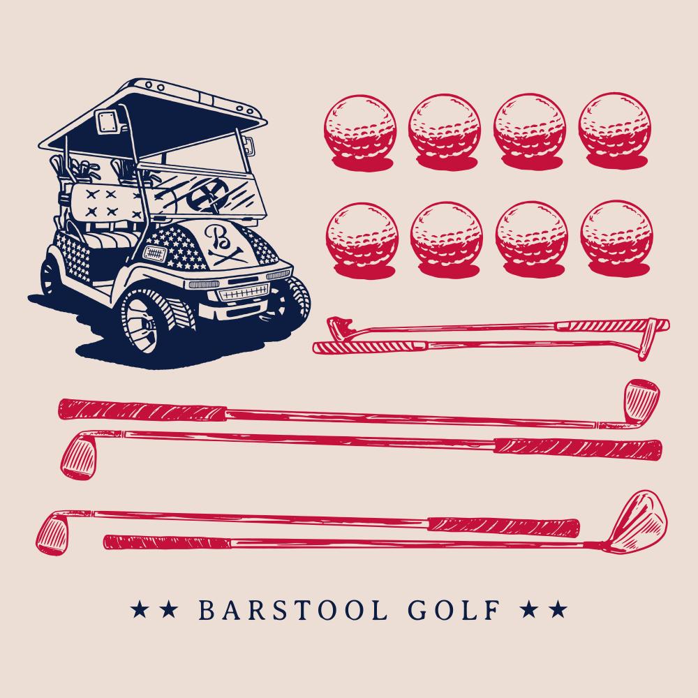 Barstool Golf Cart Flag Pocket Tee-T-Shirts-Fore Play-Barstool Sports