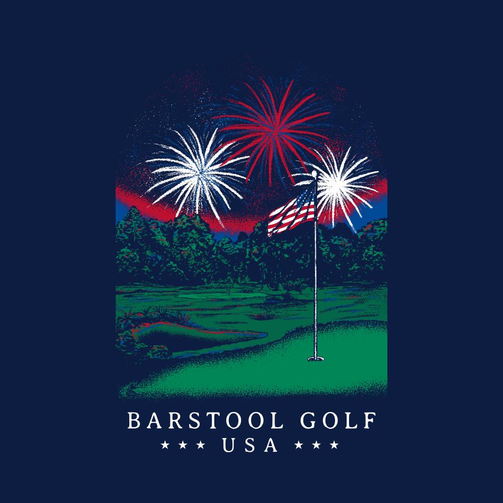 Barstool Golf Fireworks Pocket Tee-T-Shirts-Fore Play-Barstool Sports