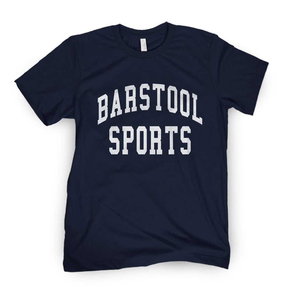 Barstool Sports Tee-T-Shirts-Barstool Sports-Navy-S-Barstool Sports