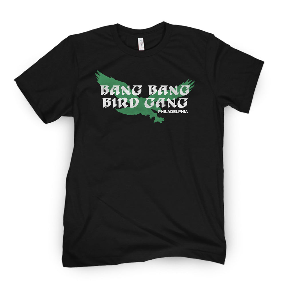 Bang Bang Bird Gang Tee-T-Shirts-Barstool Sports-Black-S-Barstool Sports
