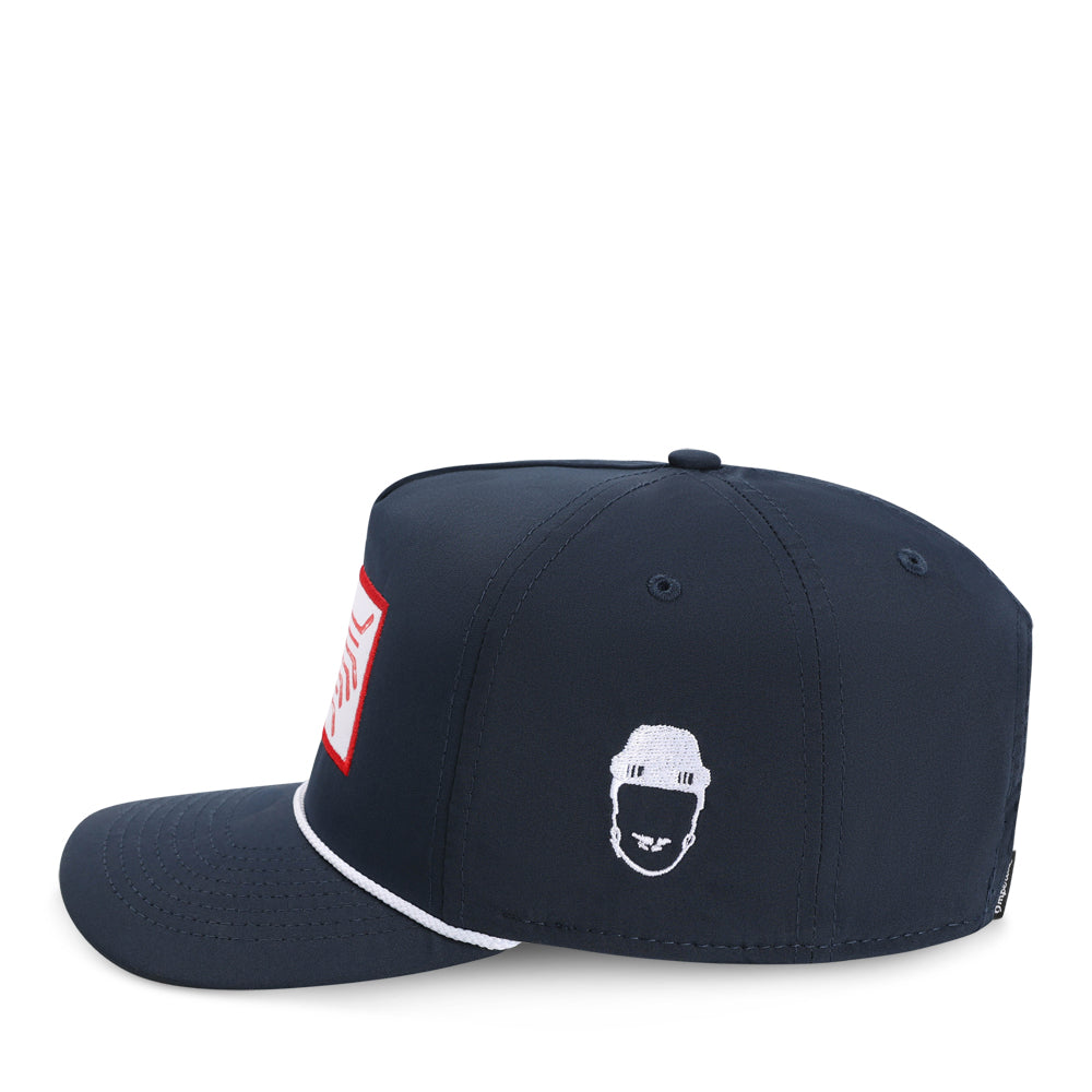 Spittin Chiclets Flag Imperial Rope Hat-Hats-Spittin Chiclets-Navy-One Size-Barstool Sports