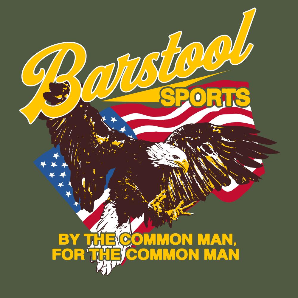 Barstool Sports Eagle Flag Pocket Tee-T-Shirts-Barstool Sports-Barstool Sports