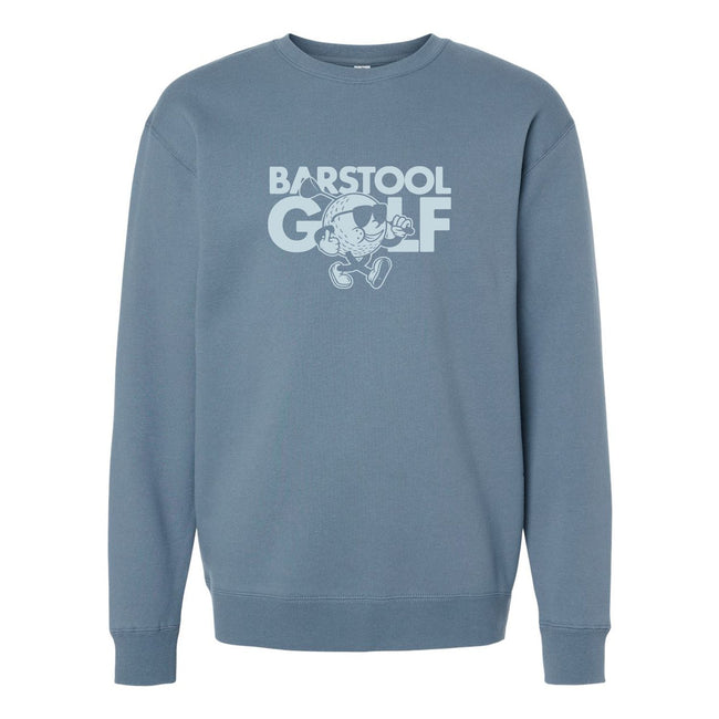 Barstool Golf Character Crewneck-Crewnecks-Fore Play-Blue-S-Barstool Sports