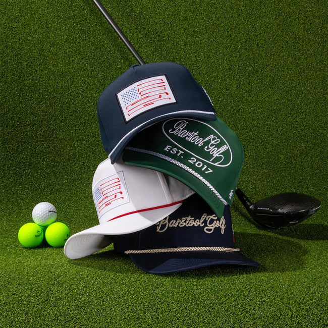 Barstool Golf x Imperial Flag Patch Hat-Hats-Fore Play-Barstool Sports