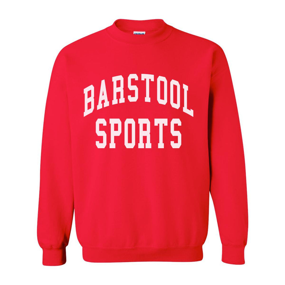 Barstool Sports Crewneck-Crewnecks-Barstool Sports-Red-S-Barstool Sports