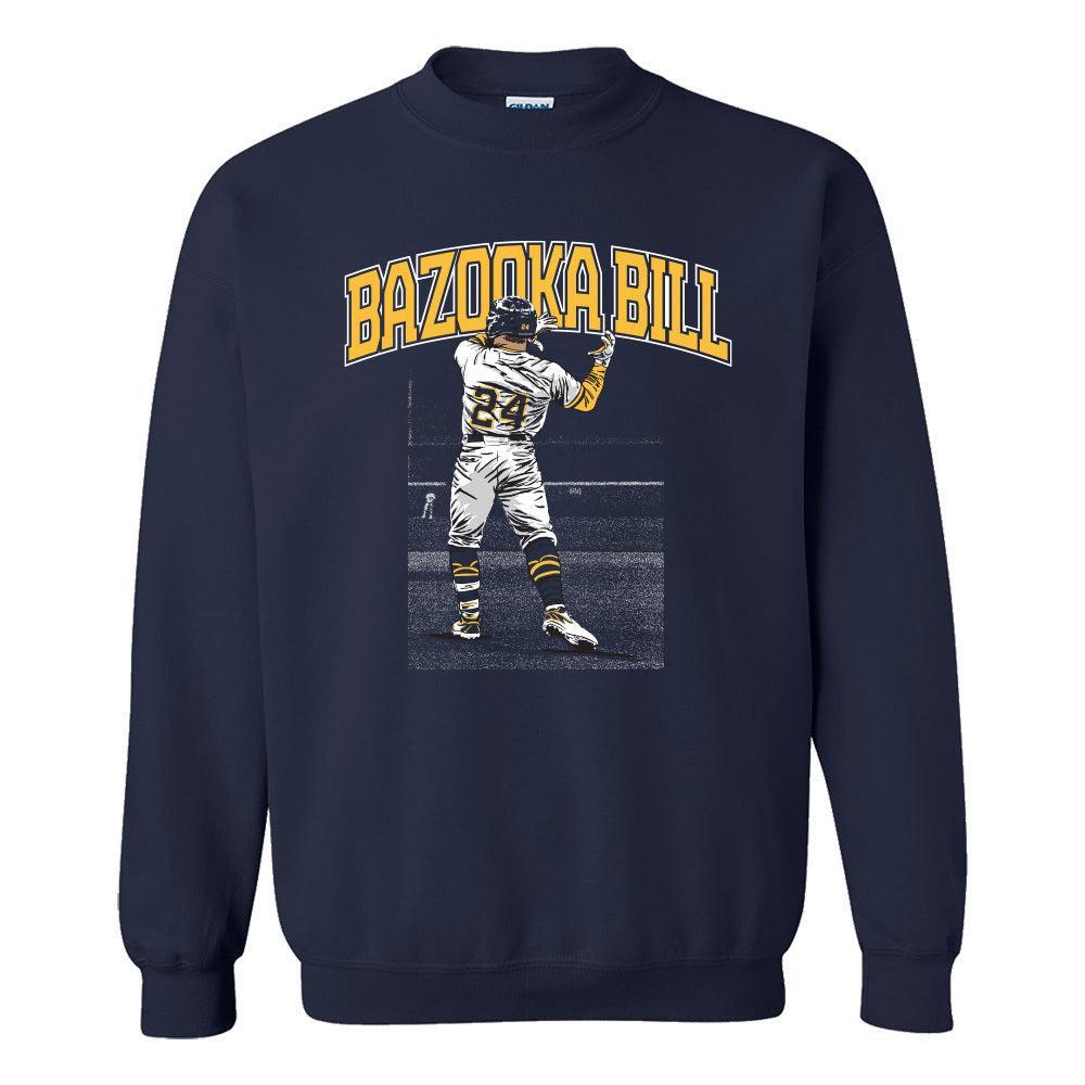 Bazooka Bill Crewneck-Crewnecks-Barstool Sports-Navy-S-Barstool Sports