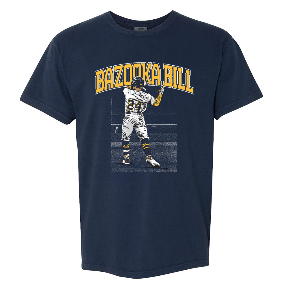 Bazooka Bill Tee-T-Shirts-Barstool Sports-Navy-S-Barstool Sports