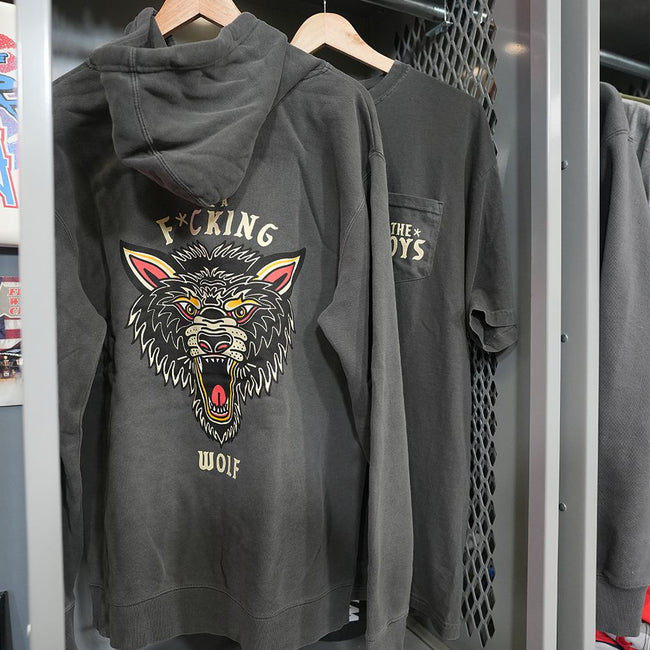 Be A Wolf Hoodie-Hoodies & Sweatshirts-Bussin With The Boys-Barstool Sports