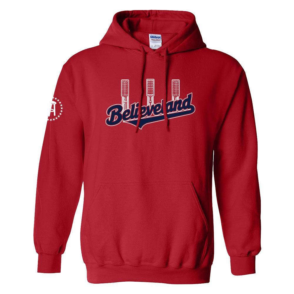 Believeland Hoodie-Hoodies & Sweatshirts-Barstool Sports-Red-S-Barstool Sports