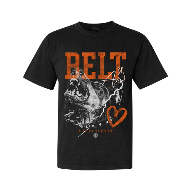 Belt 2 A$$ Tee-T-Shirts-The Pat Bev Podcast with Rone-Black-S-Barstool Sports