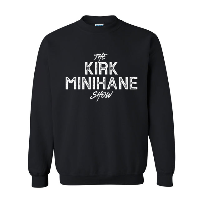 The Kirk Minihane Show Crewneck-Crewnecks-The Kirk Minihane Show-Black-S-Barstool Sports