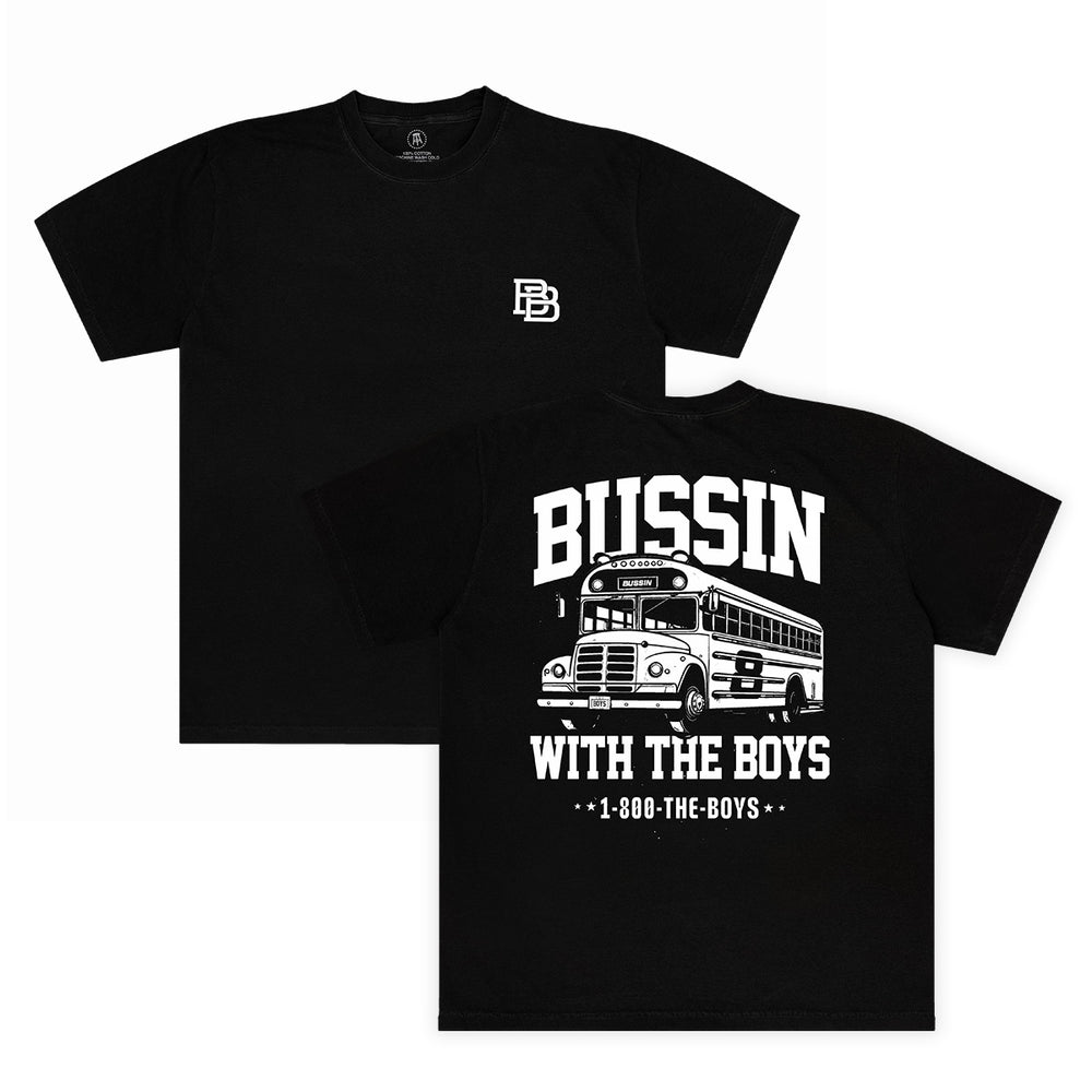 Bussin With The Boys BB Tee-T-Shirts-Bussin With The Boys-Black-S-Barstool Sports