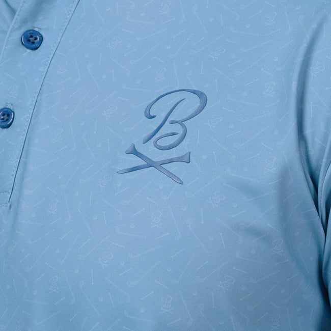Barstool Golf Printed Blade Collar Polo-Polos-Fore Play-Barstool Sports