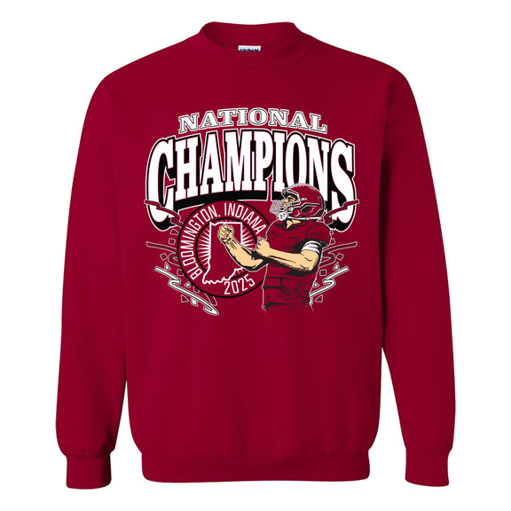 IN Champions Player Crewneck-Crewnecks-Barstool U-Red-S-Barstool Sports