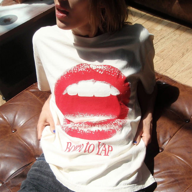 Born To Yap Tee-T-Shirts-It Girl-Barstool Sports